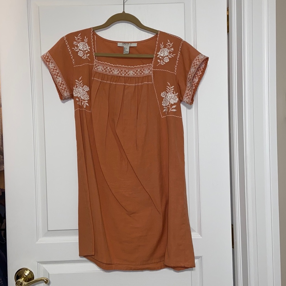 Forever 21 Light orange sundress, size small